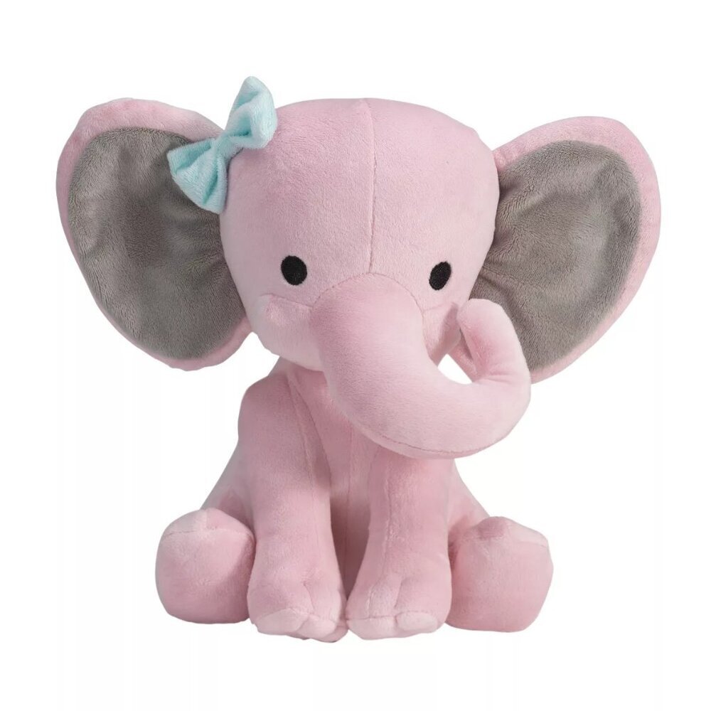 Bedtime Originals Twinkle Toes Elephant Plush Pink New